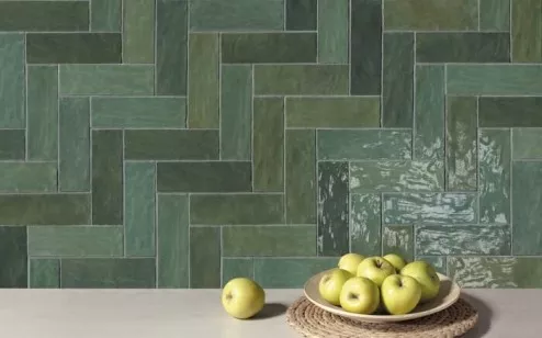 Плитка Harmony Riad Green 6.5x20 настенная 26079 