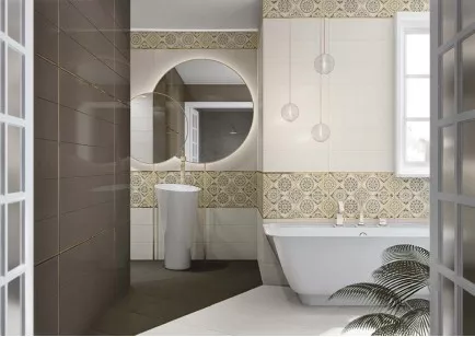 Бордюр Heralgi Garden Cenefa Classic Crema 8x30