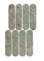 Мозаика Italgraniti Charm Experience Amazzonite Mosaic Ovale Lap 19.5x37 CH05MOVL