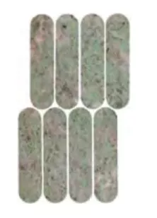 Мозаика Italgraniti Charm Experience Amazzonite Mosaic Ovale Lap 19.5x37 CH05MOVL