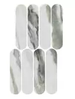 Мозаика Italgraniti Charm Experience Calacatta Green Mosaic Ovale Lap 19.5x37 CH02MOVL Мозаика Italgraniti Charm Experience Calacatta Green Mosaic Ovale Lap 19.5x37 CH02MOVL