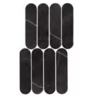 Мозаика Italgraniti Charm Experience Calacatta Black Mosaic Ovale Lap 19.5x37 CH03MOVL Мозаика Italgraniti Charm Experience Calacatta Black Mosaic Ovale Lap 19.5x37 CH03MOVL