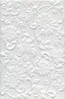 Плитка настенная 8216 Аджанта цветы белый 20x30 Kerama Marazzi