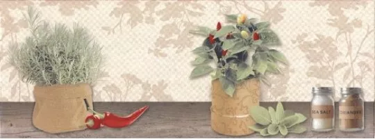 Декор настенный Бирмингем STG/A328/15000 бежевый 15x40 Kerama Marazzi