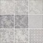 Настенная плитка 1586 Марчиана микс серый 20x20 Kerama Marazzi