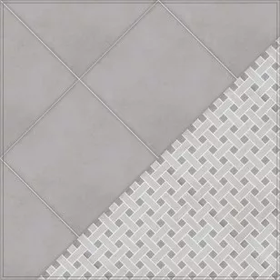 Настенная плитка 1586 Марчиана микс серый 20x20 Kerama Marazzi