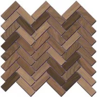 Декор Селект Вуд SG194/002 беж темный мозаичный 33x33 Kerama Marazzi