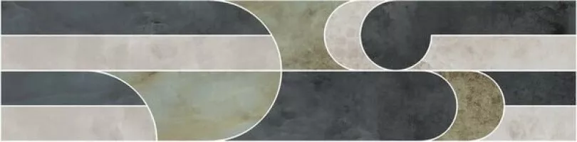 Бордюр ID123T Джардини наборный лаппатированный 15x60 Kerama Marazzi