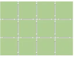 Плитка Kerama Marazzi Конфетти зеленый 30х40 настенная 1214