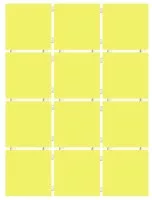 Плитка Kerama Marazzi Конфетти желтый 30х40 настенная 1233T