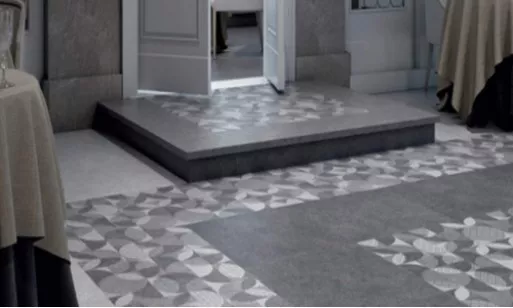 Бордюр Kerama Marazzi Тревизо серый светлый мозаичный 25x50.2 SG188\006