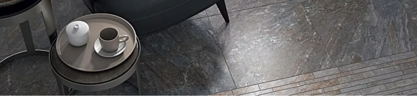 Бордюр Kerama Marazzi Тревизо серый светлый мозаичный 25x50.2 SG188\006