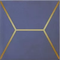 Декор OP/C181/17065 Витраж синий 15x15 Kerama Marazzi