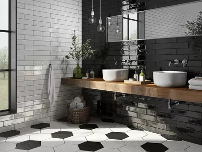 Плитка Kerlife Small Tile Rev. Metro Brick White 7.5x30 настенная