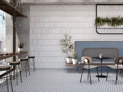 Плитка Kerlife Small Tile Rev. Metro Brick White 7.5x30 настенная