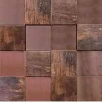 Мозаика L241713771 Metal Bronz 3d Cubes 30x30 L Antic Colonial Мозаика L241713771 Metal Bronz 3d Cubes 30x30 L Antic Colonial