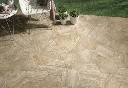 Ступень угловая Natucer Travertino Ang. Peldano R-12 Daino 33x33.4