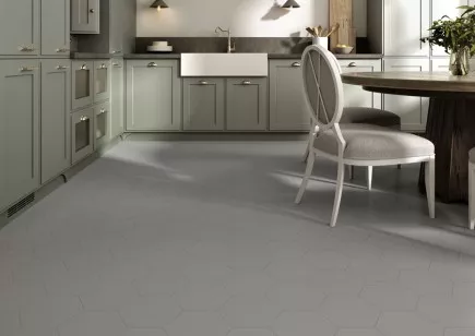 Керамогранит Oset Deco Versalles HEX Black 20x24
