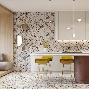 Керамогранит ProGRES Ceramica Терраццо глазурованный 60x60 NR0136