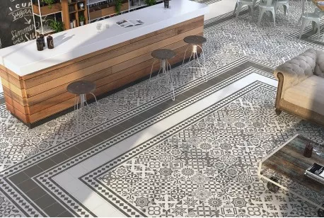 Декор Antigua Gris 001 20x20 (Ribesalbes Ceramica)