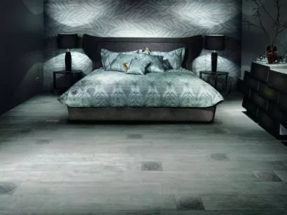 Керамогранит 531786 Precious Wood Aqua Blue Wild 20x120 Roberto Cavalli