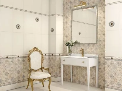 Настенная вставка Inserto Azahara Oro 10x15 Rocersa