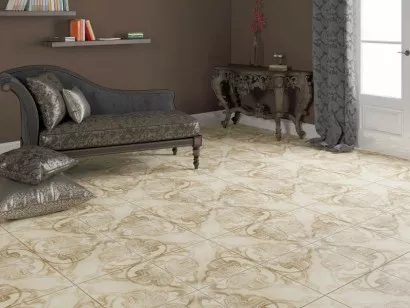 Напольная плитка Liberty Nouveau Marfil 43x43 Saloni Ceramica