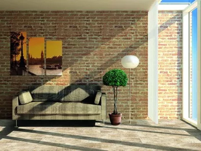 Керамогранит Lexa Keramik Bremen Bodenfliese Rotbraun 31x31