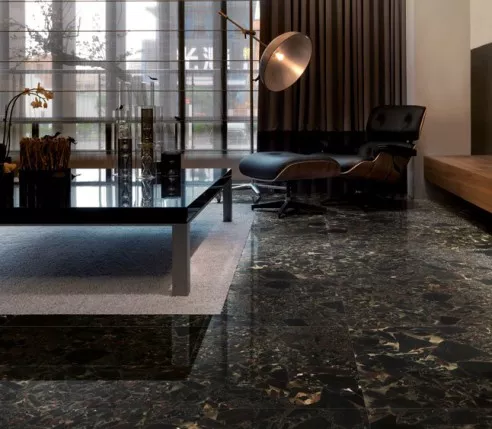 Fury Black High Glossy (Siena Granito)
