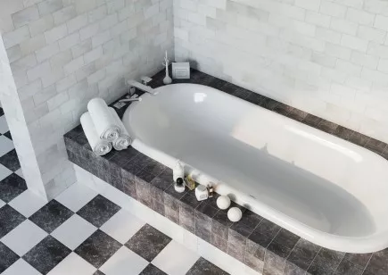 Керамогранит Stone4home Marble Black Tumbled 10x10