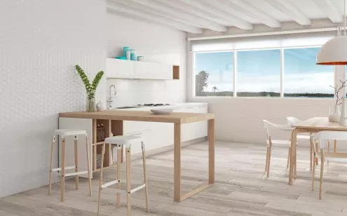 Плитка Tau Ceramica Emarese White Matt 30x90 настенная
