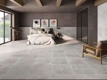 Керамогранит Tau Ceramica Materia Black Nat 3 plus mm 100x300 