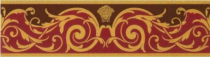 Бордюр Versace Vanitas Fascia Classica Rosso 39.4x11 37330
