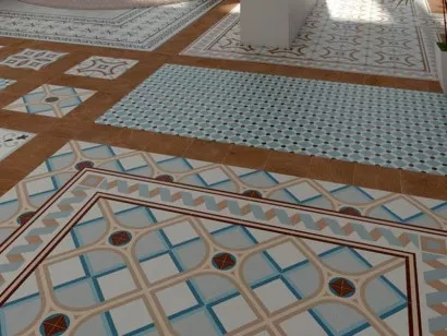 Декор Vives Ceramica 1900 Palau Grafito 20x20