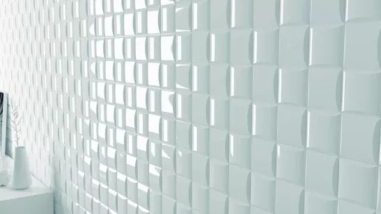 Настенная плитка Essential Leaf White Matt 12.5x12.5 (WOW)