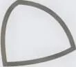 Спецэлемент Gradient Rounded Edge Corner Greige Matt 1.1x1.1 (WOW)