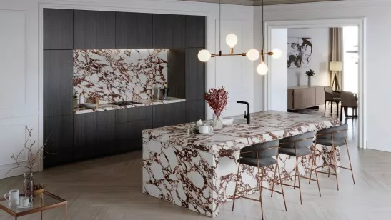 Керамогранит Xlight Paonazzo Biondo Silk Premium 6 мм 120x120 C221102431