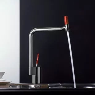 Смеситель для кухни Kitchen 360 TS920302784 красный Webert