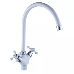 Смеситель для кухни CN4308-8 белый Cron