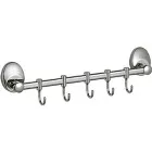 Планка с крючками для полотенец HB1615-5 хром Haiba