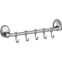 Планка с крючками для полотенец HB1615-5 хром Haiba