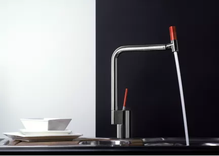 Смеситель для кухни Kitchen 360 TS920302784 красный Webert