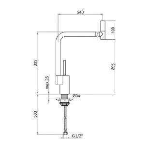 Смеситель для кухни Kitchen 360 TS920302784 красный Webert