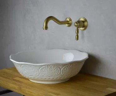 Смеситель для раковины настенный Tiffany 1920BR бронза Bronze de Luxe
