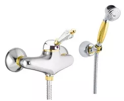 Смеситель для душа Imperial-Sky Swarovski 82CO5127 хром/золото Fiore