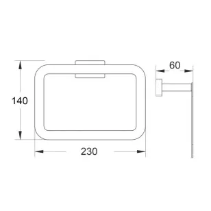 Кольцо для полотенец B90304 черный BELZ
