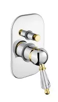 Смеситель для душа Imperial-Sky Swarovski 82CO5134 хром/золото Fiore