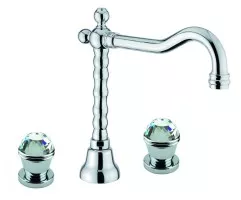 Смеситель для раковины XT Sky Swarovski 17CR0637 хром Fiore
