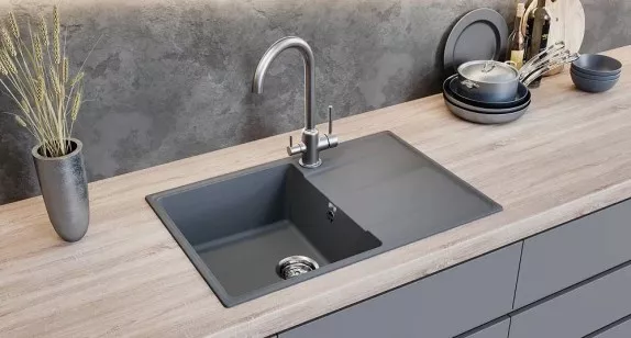 Кухонная мойка Quartz Prima 750-05 бетон Ulgran