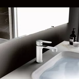 Смеситель для раковины HB10557-8 белый Haiba